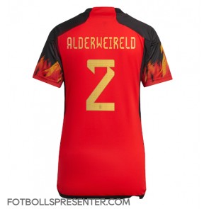Belgien Toby Alderweireld #2 Hemma Matchtröja Dam VM 2022 Kortärmad